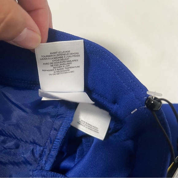 KASPER Women’s Cobalt Blue Medium Straight Leg Flat Front Pants NWT Business - Picture 9 of 11